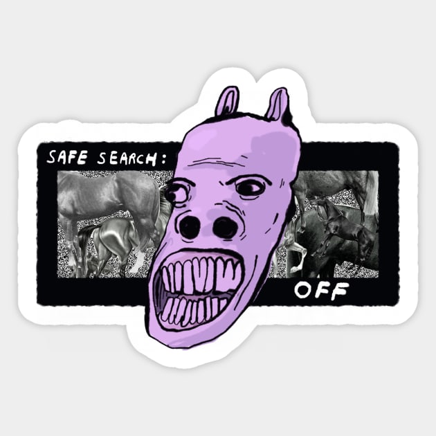 Safe Search Sticker by bransonreese